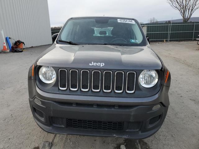 ZACCJBAB2HPF50506 - 2017 JEEP RENEGADE SPORT GRAY photo 5