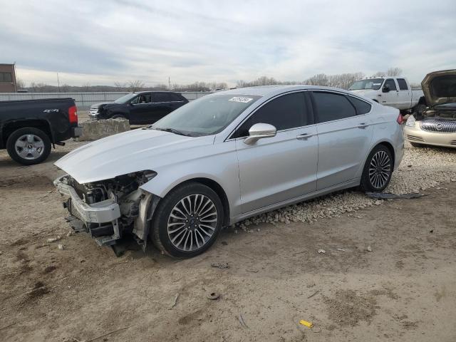 3FA6P0K98HR111544 - 2017 FORD FUSION TITANIUM SILVER photo 1