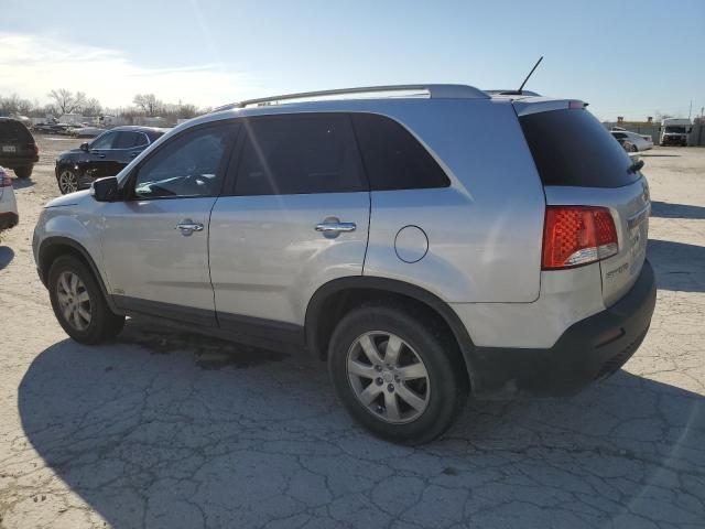 5XYKTDA27BG107678 - 2011 KIA SORENTO BASE SILVER photo 2