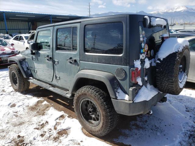 1C4HJWDG1EL121037 - 2014 JEEP WRANGLER U SPORT ნაცრისფერი ფოტო 2