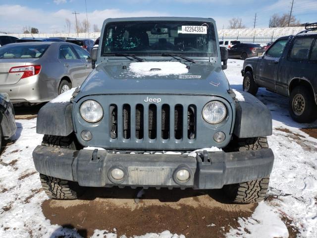 1C4HJWDG1EL121037 - 2014 JEEP WRANGLER U SPORT ნაცრისფერი ფოტო 5