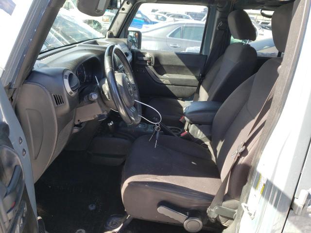 1C4HJWDG1EL121037 - 2014 JEEP WRANGLER U SPORT ნაცრისფერი ფოტო 7