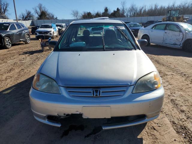 1HGES16643L023240 - 2003 HONDA CIVIC LX SILVER photo 5