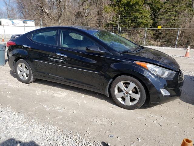 KMHDH4AE4CU397538 - 2012 HYUNDAI ELANTRA GLS BLACK photo 4