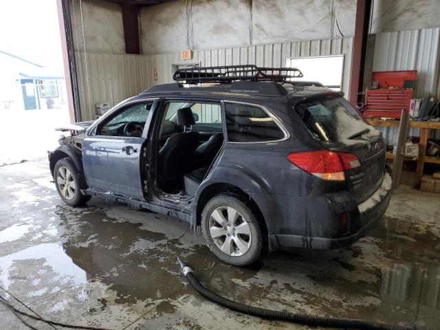 4S4BRDLC0B2402535 - 2011 SUBARU OUTBACK 3.6R LIMITED GRAY photo 2