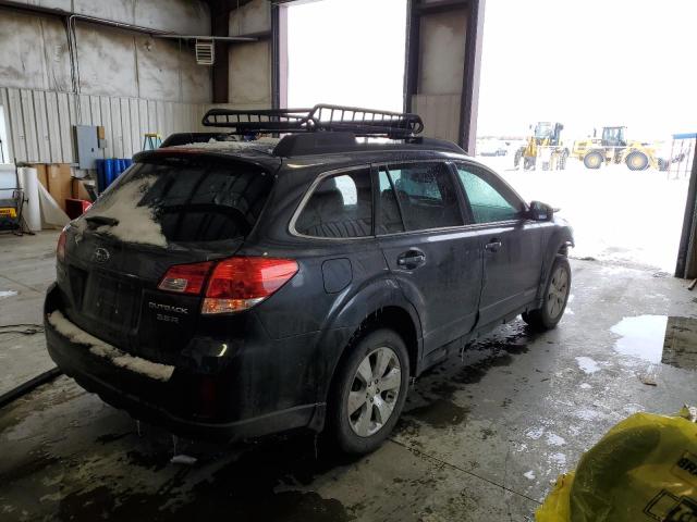 4S4BRDLC0B2402535 - 2011 SUBARU OUTBACK 3.6R LIMITED GRAY photo 3