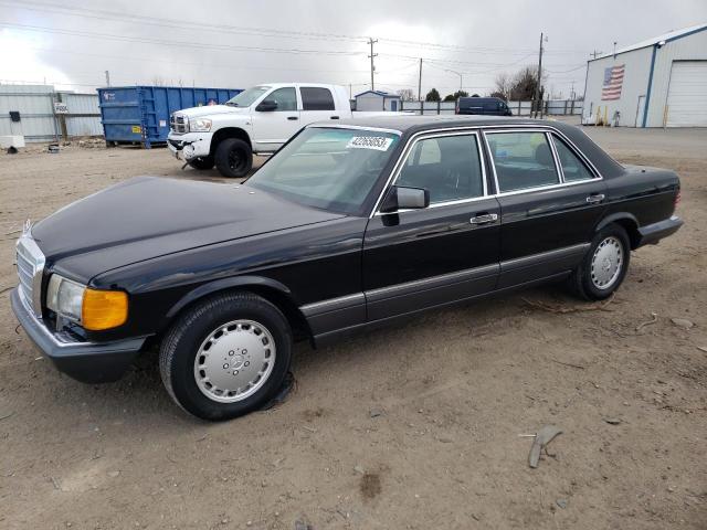 WDBCA25D9KA442191 - 1989 MERCEDES-BENZ 300 SEL BLACK photo 1