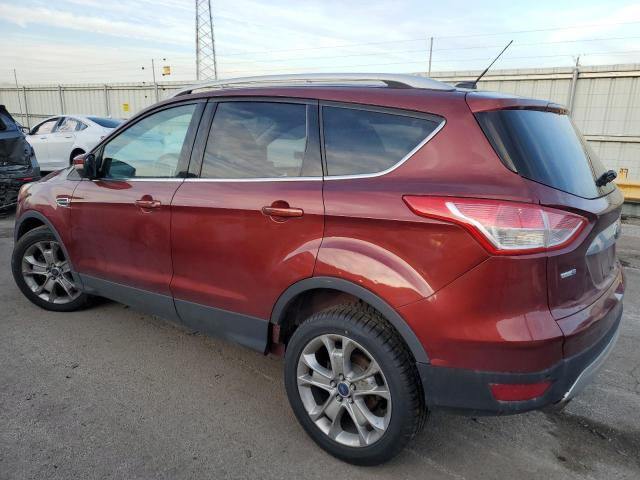 1FMCU9J99EUB36772 - 2014 FORD ESCAPE TITANIUM BURGUNDY photo 2