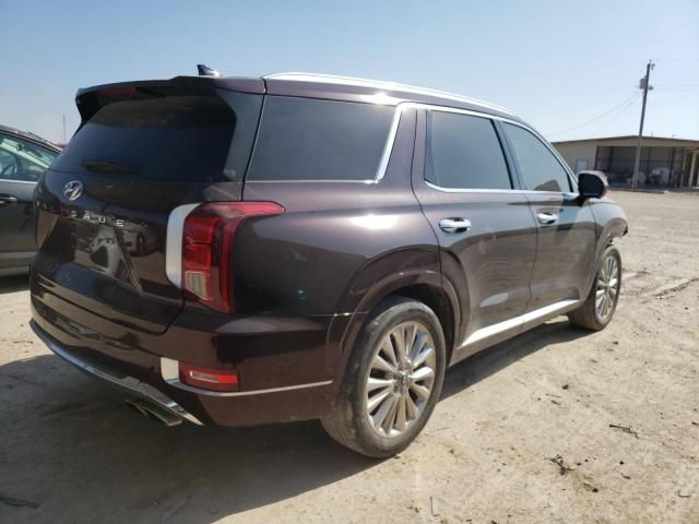 KM8R54HE5LU136259 - 2020 HYUNDAI PALISADE LIMITED MAROON photo 3