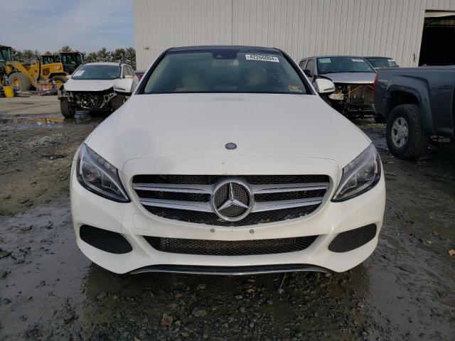 WDDWF4KB6GR157803 - 2016 MERCEDES-BENZ C 300 4MATIC WHITE photo 5