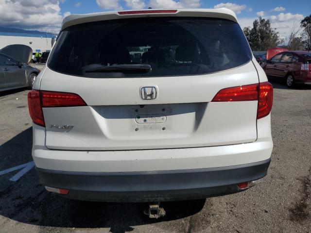 5FNYF5H36GB020858 - 2016 HONDA PILOT EX WHITE photo 6