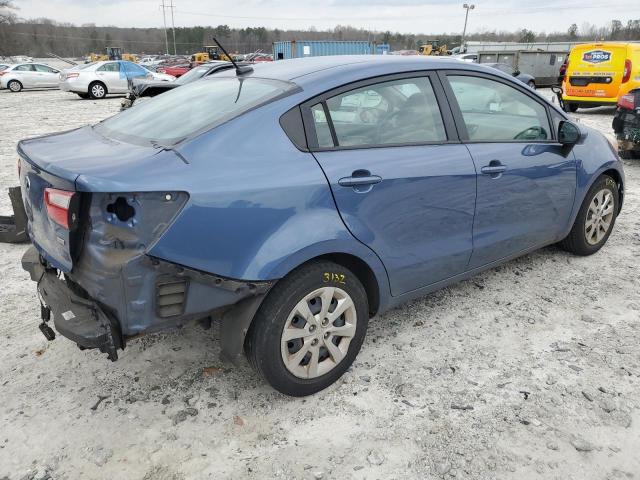 KNADM4A34G6586874 - 2016 KIA RIO LX BLUE photo 3