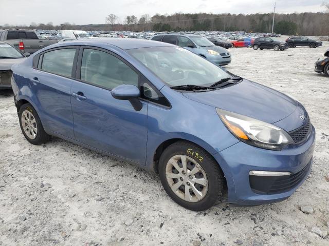 KNADM4A34G6586874 - 2016 KIA RIO LX BLUE photo 4