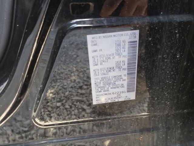5N1DR2MN3HC622591 - 2017 NISSAN PATHFINDER S BLACK photo 13