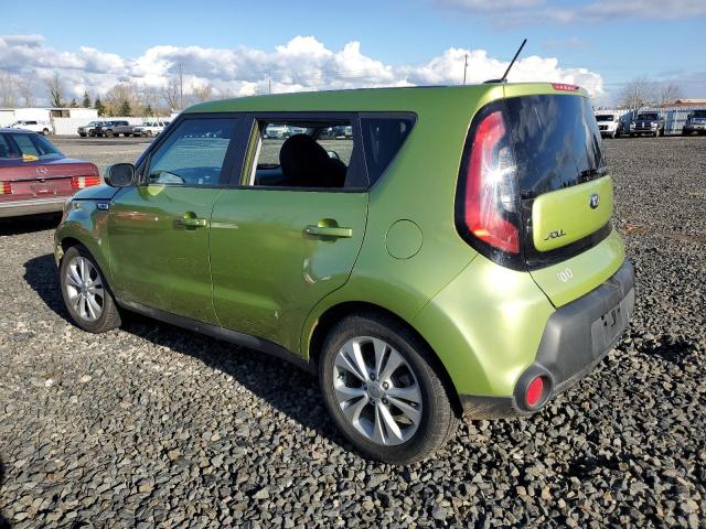 KNDJP3A5XF7750050 - 2015 KIA SOUL + GREEN photo 2