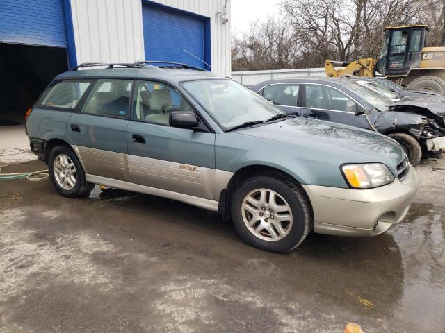 4S3BH665XY7646981 - 2000 SUBARU LEGACY OUTBACK GREEN photo 4