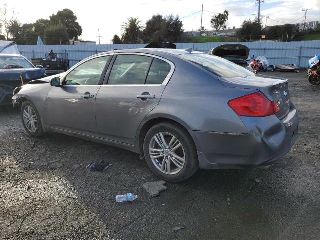 JN1CV6AR5DM353043 - 2013 INFINITI G37 GRAY photo 2