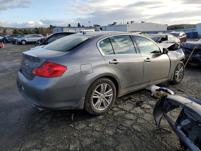 JN1CV6AR5DM353043 - 2013 INFINITI G37 GRAY photo 3