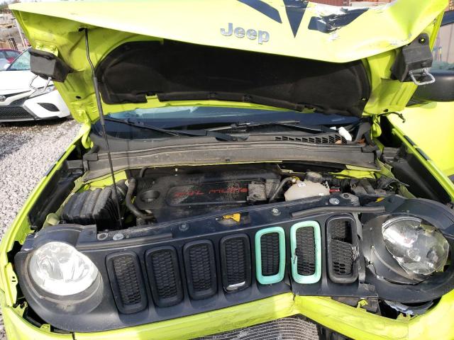 ZACCJBAB9HPF96673 - 2017 JEEP RENEGADE SPORT Կանաչ լուսանկար 7