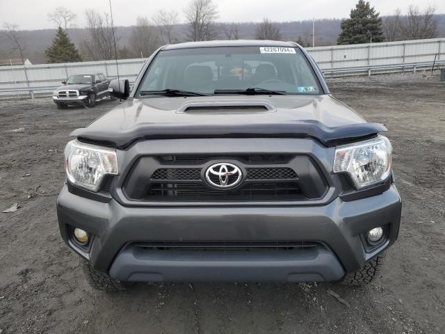 3TMMU4FN0FM081717 - 2015 TOYOTA TACOMA DOUBLE CAB LONG BED CHARCOAL photo 5
