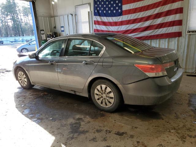 1HGCP2F39BA062274 - 2011 HONDA ACCORD LX GRAY photo 2