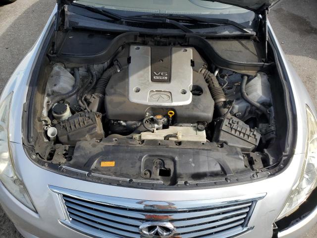 JN1CV6AR8CM971536 - 2012 INFINITI G37 SILVER photo 11