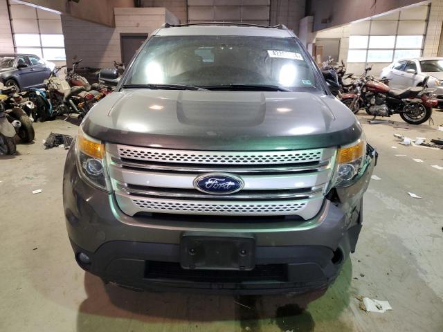 1FM5K8D85EGA15795 - 2014 FORD EXPLORER XLT GRAY photo 5