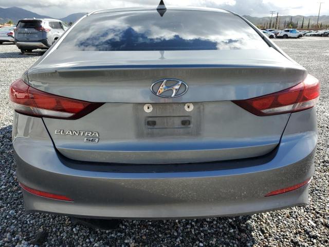 KMHD74LF9HU085778 - 2017 HYUNDAI ELANTRA SE CHARCOAL photo 6