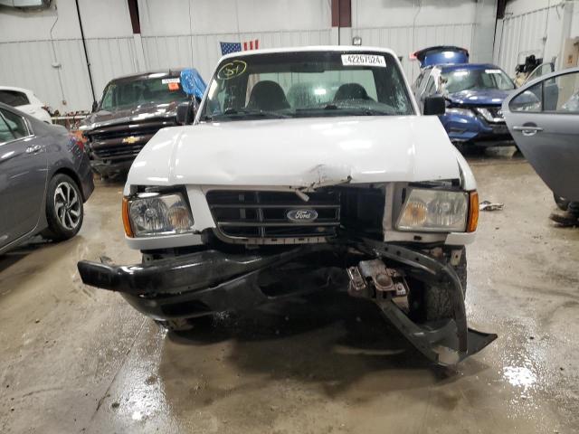 1FTYR10D83PB69597 - 2003 FORD RANGER WHITE photo 5