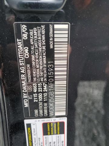 WDDKJ5GB1AF015931 - 2010 MERCEDES-BENZ E 350 BLACK photo 13