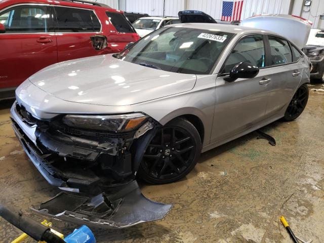 2HGFE2F53NH544295 - 2022 HONDA CIVIC SPORT 银色 照片 1