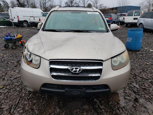 5NMSH73E37H063010 - 2007 HYUNDAI SANTA FE SE GOLD photo 5