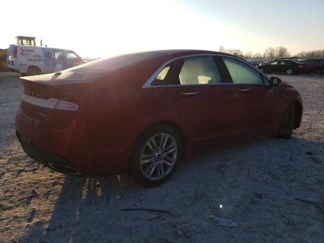 3LN6L2G99FR610680 - 2015 LINCOLN MKZ MAROON photo 3