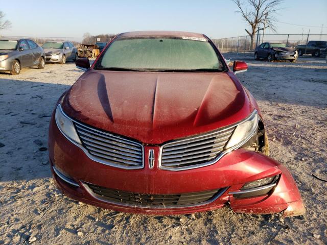 3LN6L2G99FR610680 - 2015 LINCOLN MKZ MAROON photo 5