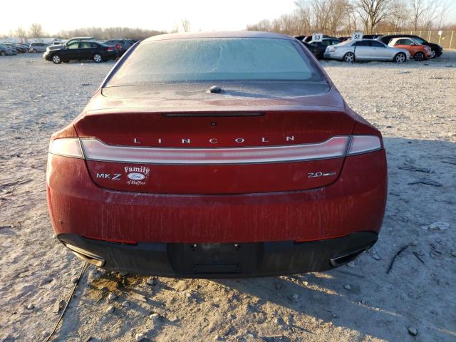 3LN6L2G99FR610680 - 2015 LINCOLN MKZ MAROON photo 6