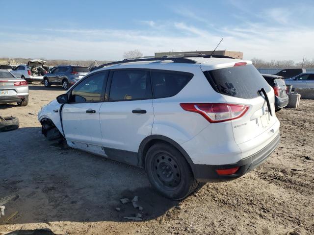 1FMCU0F70EUC02497 - 2014 FORD ESCAPE S WHITE photo 2