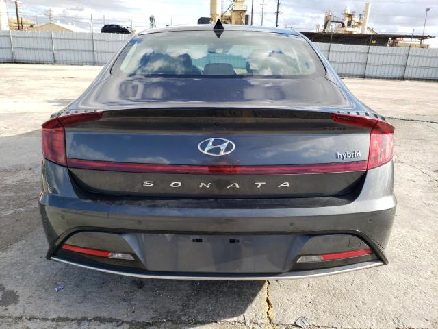 KMHL54JJ5NA038236 - 2022 HYUNDAI SONATA HYBRID GRAY photo 6