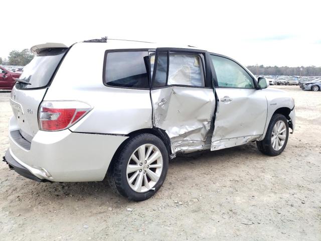 JTEEW44A582010548 - 2008 TOYOTA HIGHLANDER HYBRID LIMITED SILVER photo 3