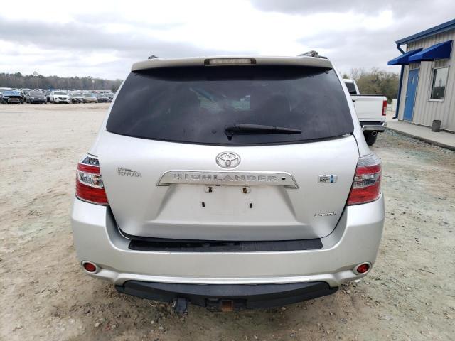 JTEEW44A582010548 - 2008 TOYOTA HIGHLANDER HYBRID LIMITED SILVER photo 6