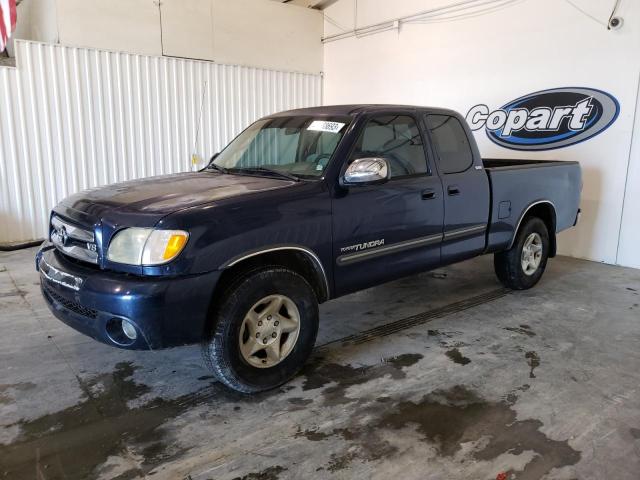 5TBRT34104S443232 - 2004 TOYOTA TUNDRA ACCESS CAB SR5 BLUE photo 1