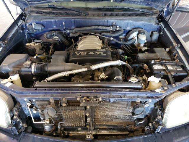 5TBRT34104S443232 - 2004 TOYOTA TUNDRA ACCESS CAB SR5 BLUE photo 11