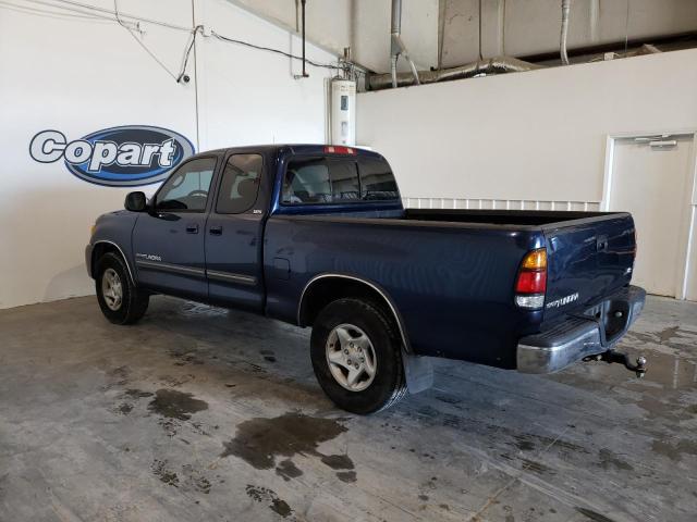 5TBRT34104S443232 - 2004 TOYOTA TUNDRA ACCESS CAB SR5 BLUE photo 2