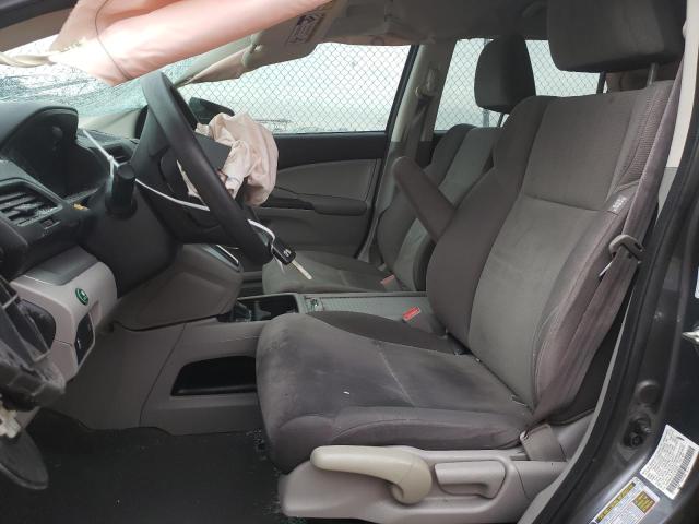 2HKRM3H37EH522095 - 2014 HONDA CR-V LX GRAY photo 7