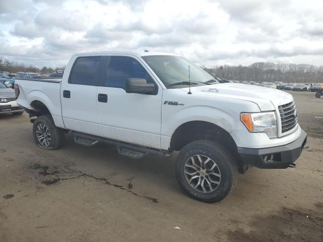 1FTFW1EF0EFA03741 - 2014 FORD F150 SUPERCREW WHITE photo 4