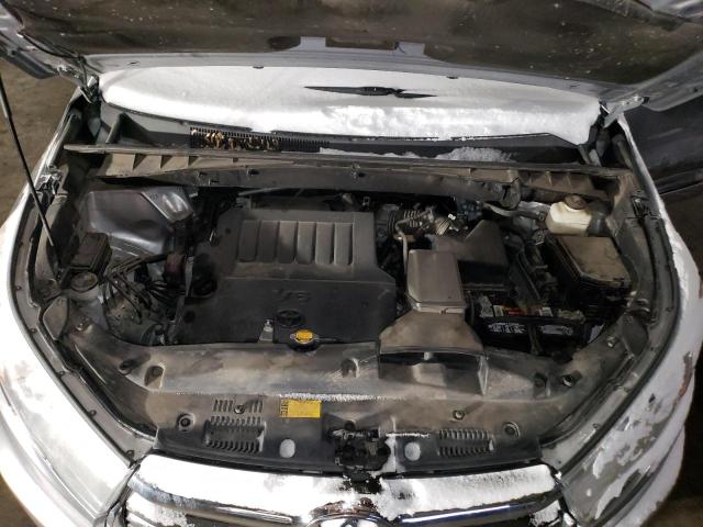 5TDJKRFH7ES023909 - 2014 TOYOTA HIGHLANDER XLE SILVER photo 12