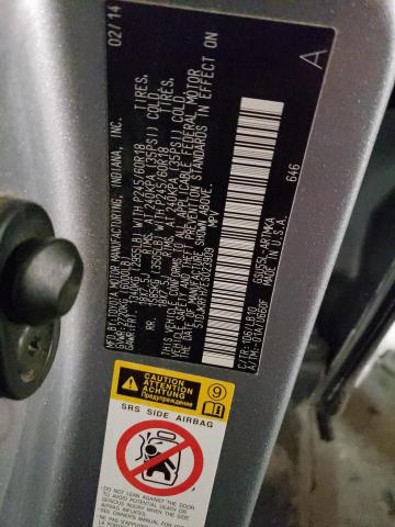 5TDJKRFH7ES023909 - 2014 TOYOTA HIGHLANDER XLE SILVER photo 13