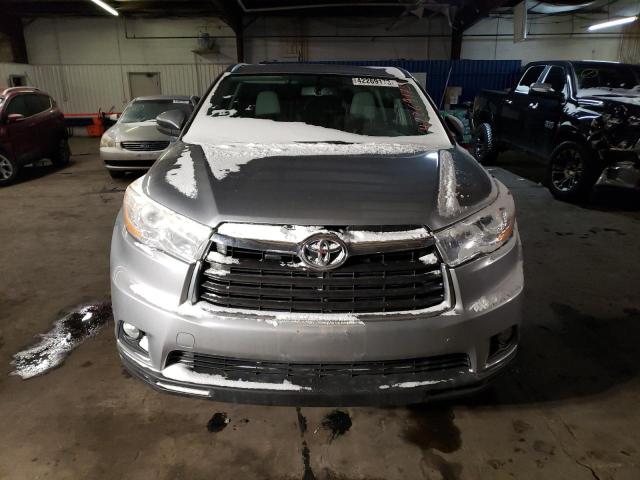 5TDJKRFH7ES023909 - 2014 TOYOTA HIGHLANDER XLE SILVER photo 5
