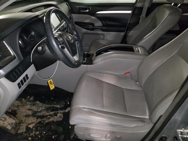 5TDJKRFH7ES023909 - 2014 TOYOTA HIGHLANDER XLE SILVER photo 7