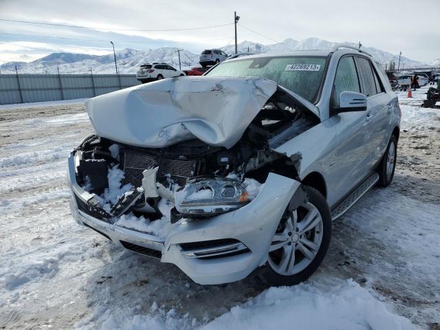 4JGDA5HB7CA032407 - 2012 MERCEDES-BENZ ML 350 4MATIC GRAY photo 1