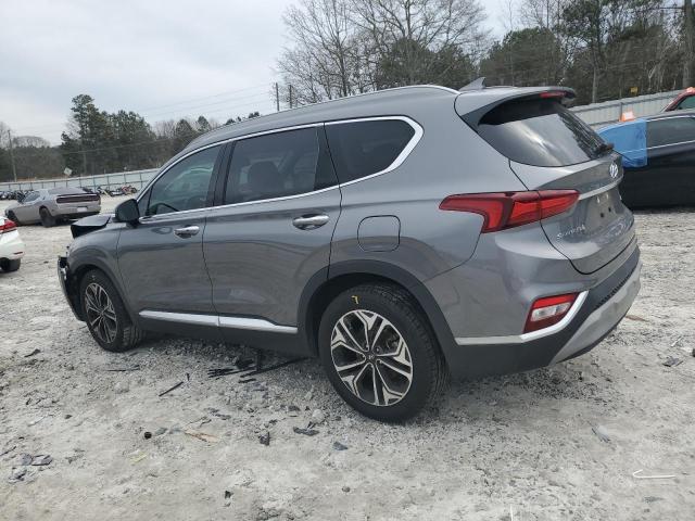 5NMS53AA3KH014464 - 2019 HYUNDAI SANTA FE LIMITED GRAY photo 2